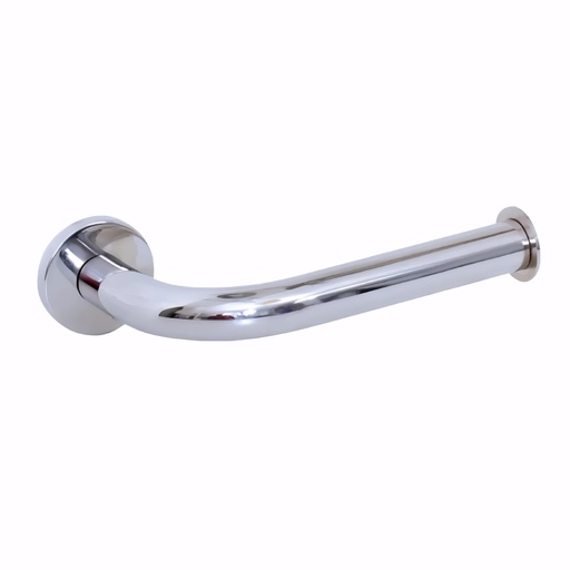 [0100013] Portarrollo higiénico doméstico en Acero Inox/Pulido serie Máxima sin tapa 90º