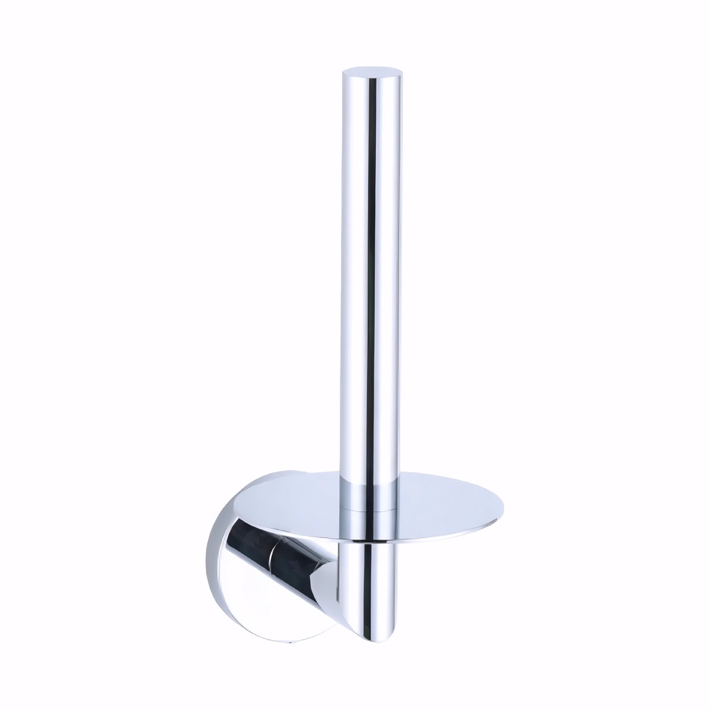 Portarrollo higiénico doméstico en Acero Inox/Pulido serie GCM reserva