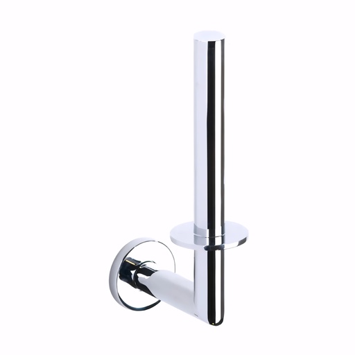 [0102082] Portarrollo higiénico doméstico en Latón/Cromado serie Cubik reserva