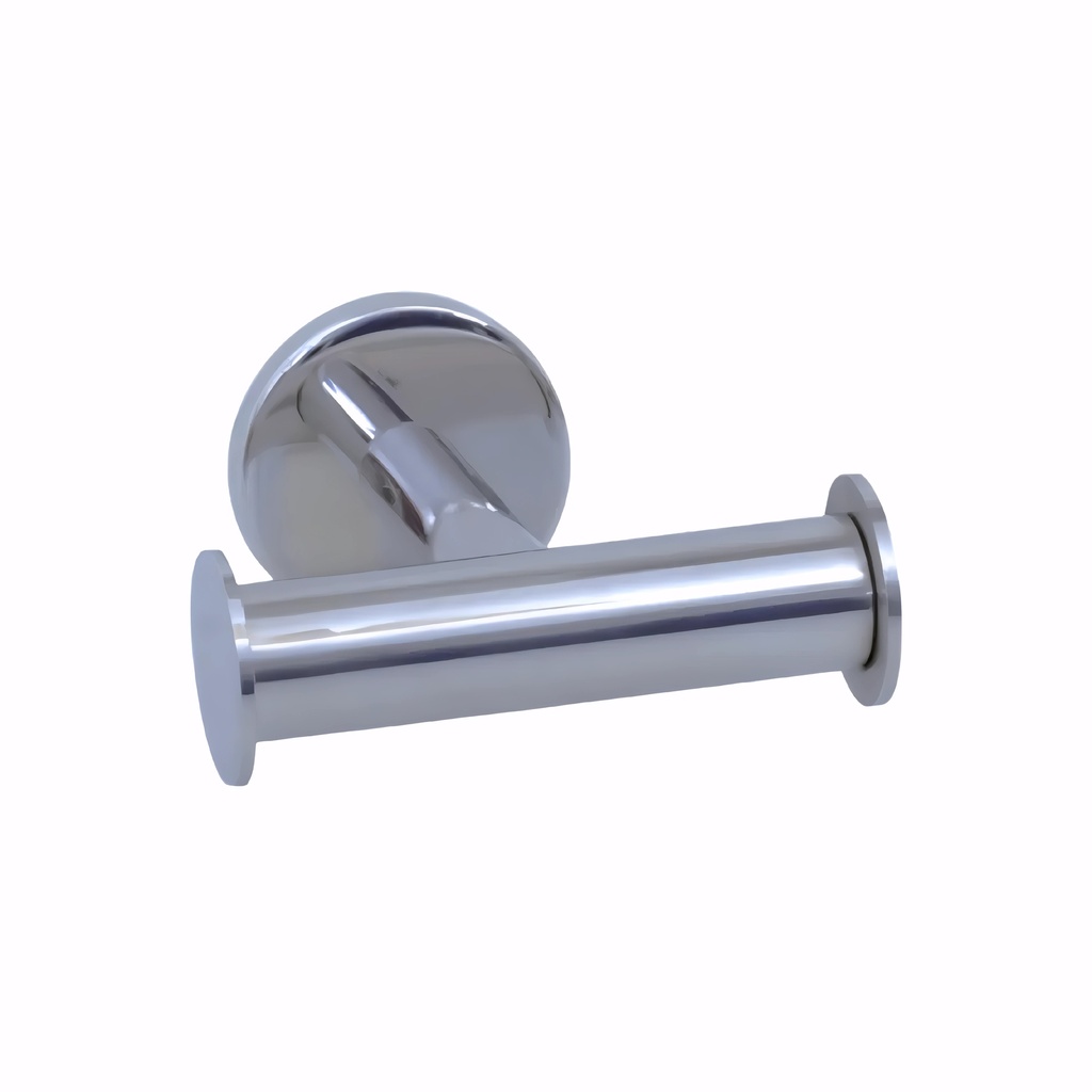 [0201002] Percha de baño en Acero Inox/Satinado doble