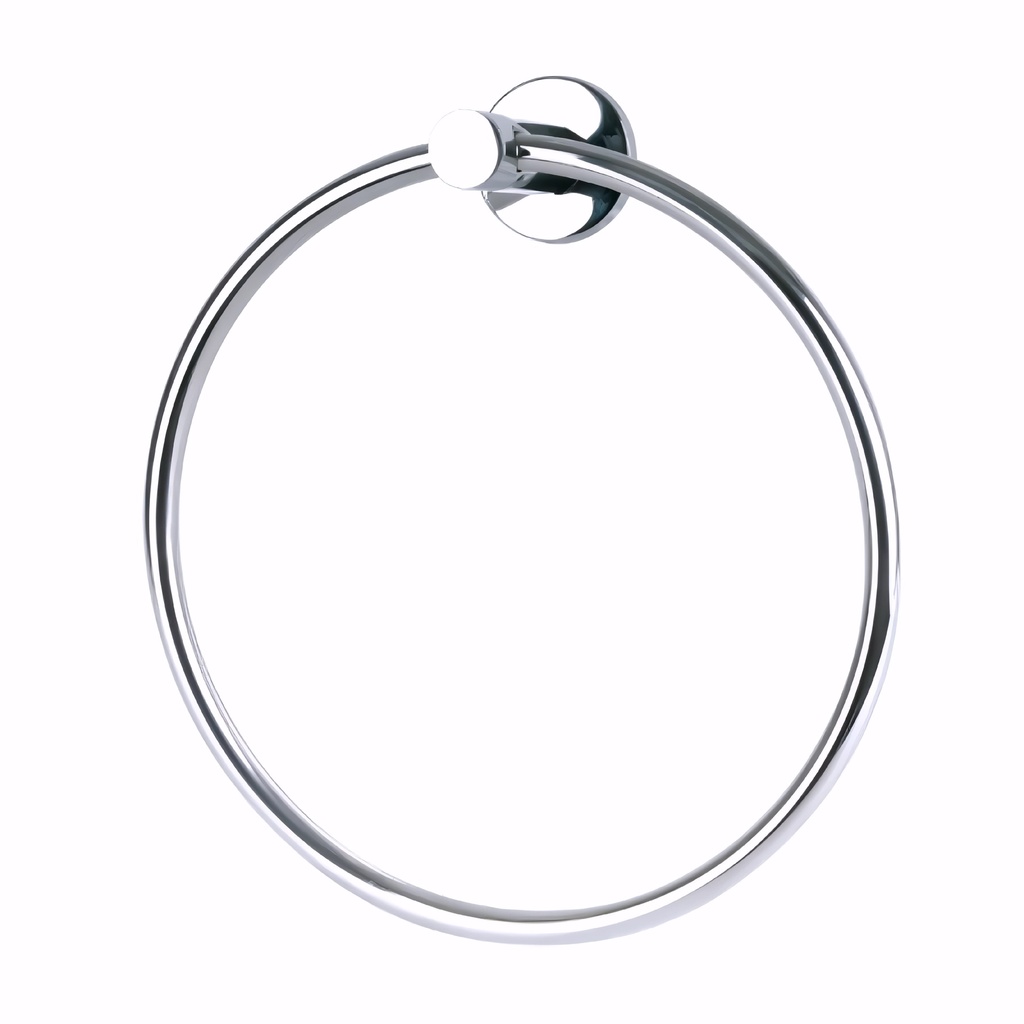 [0300011] Toallero en Acero Inox/Pulido serie Máxima anilla 20 cm