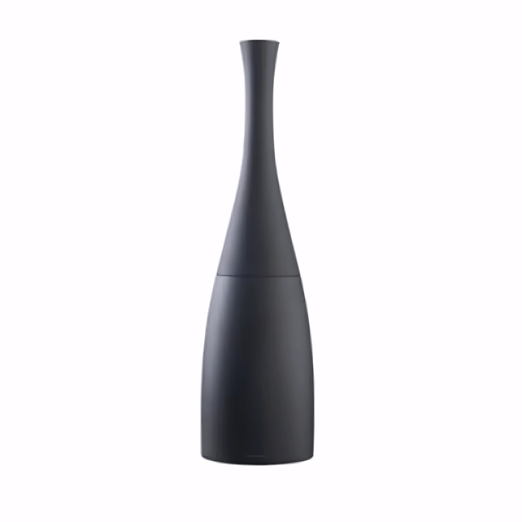Escobillero en Plástico/Negro mate serie Saku a suelo