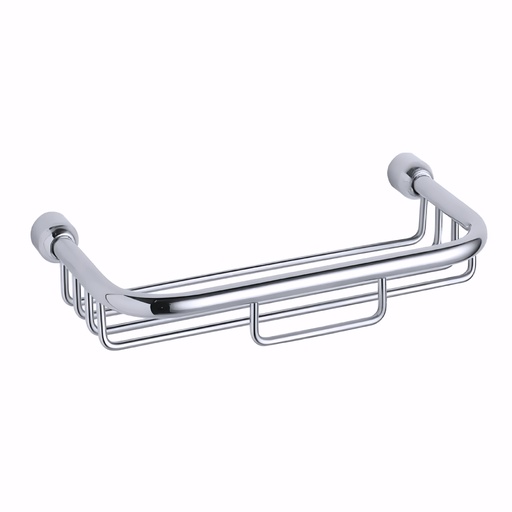 [0600015] Jabonera de baño en Acero Inox/Pulido serie Máxima rejilla mediana
