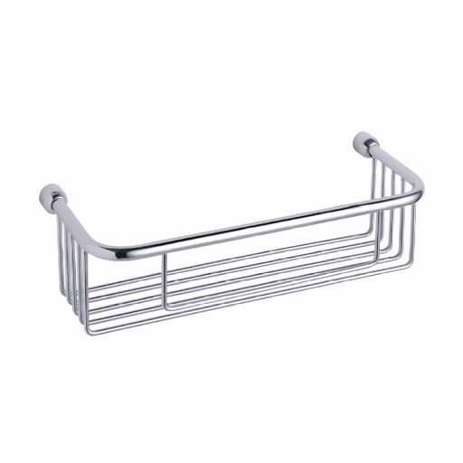 [0600016] Jabonera de baño en Acero Inox/Pulido serie Máxima rejilla grande