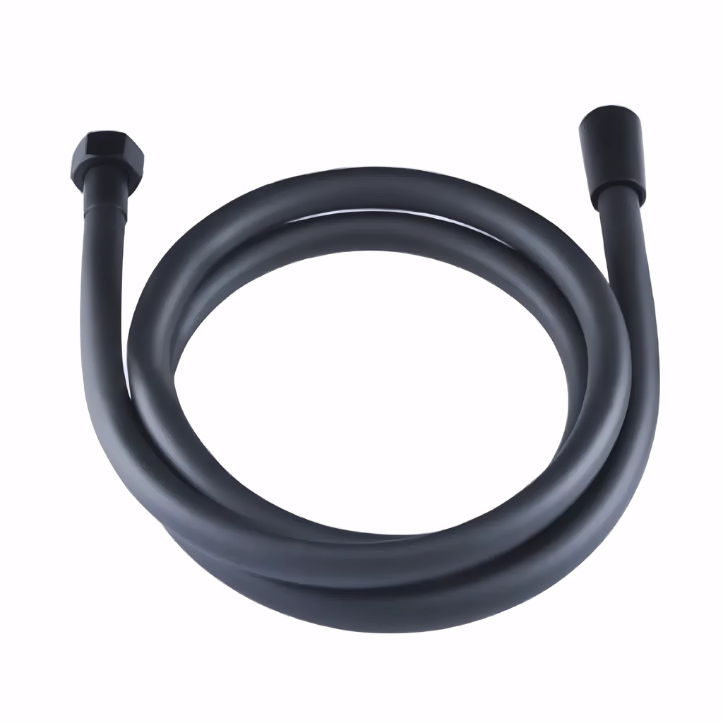 Flexo de ducha en Poliester/Negro Rotocor 1,70 mts.