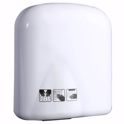 [1500051] Secador de manos en Plástico / Blanco Óptico 1800 W
