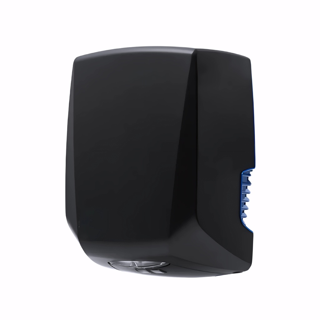 [1550090] Secador de manos en Plástico / Negro Mate Óptico Power Filtro Hepa 1200 W