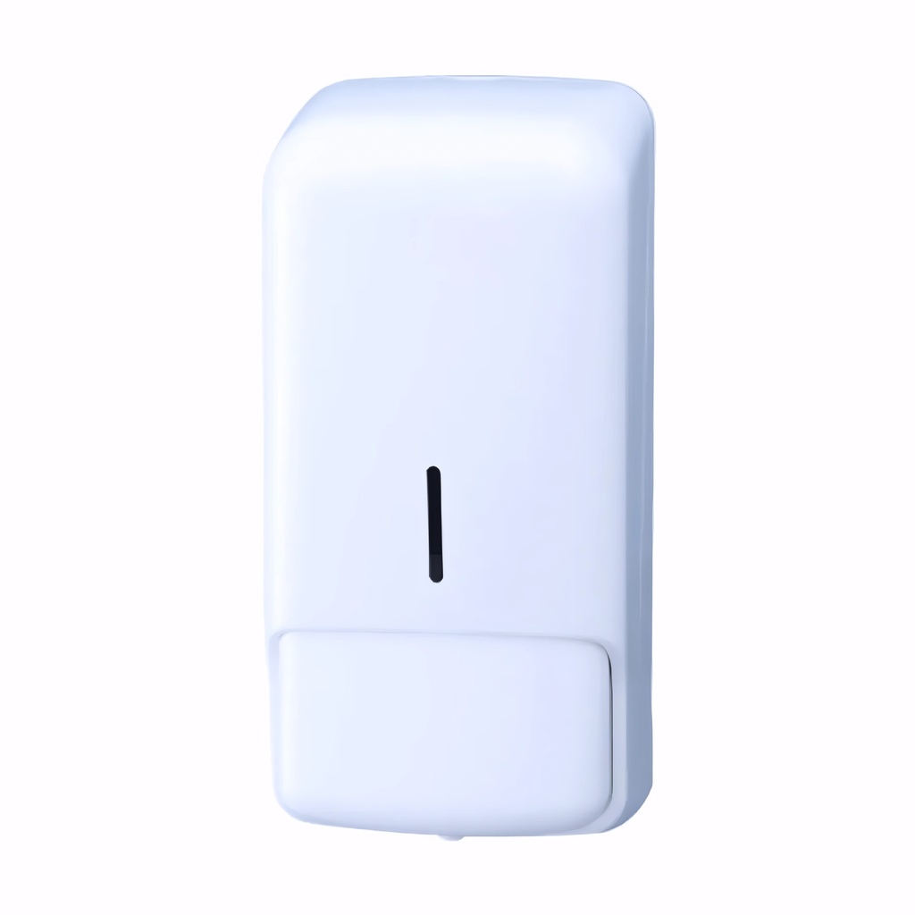 Dosificador de gel en Plástico / Blanco 850 ml pulsador rellenable