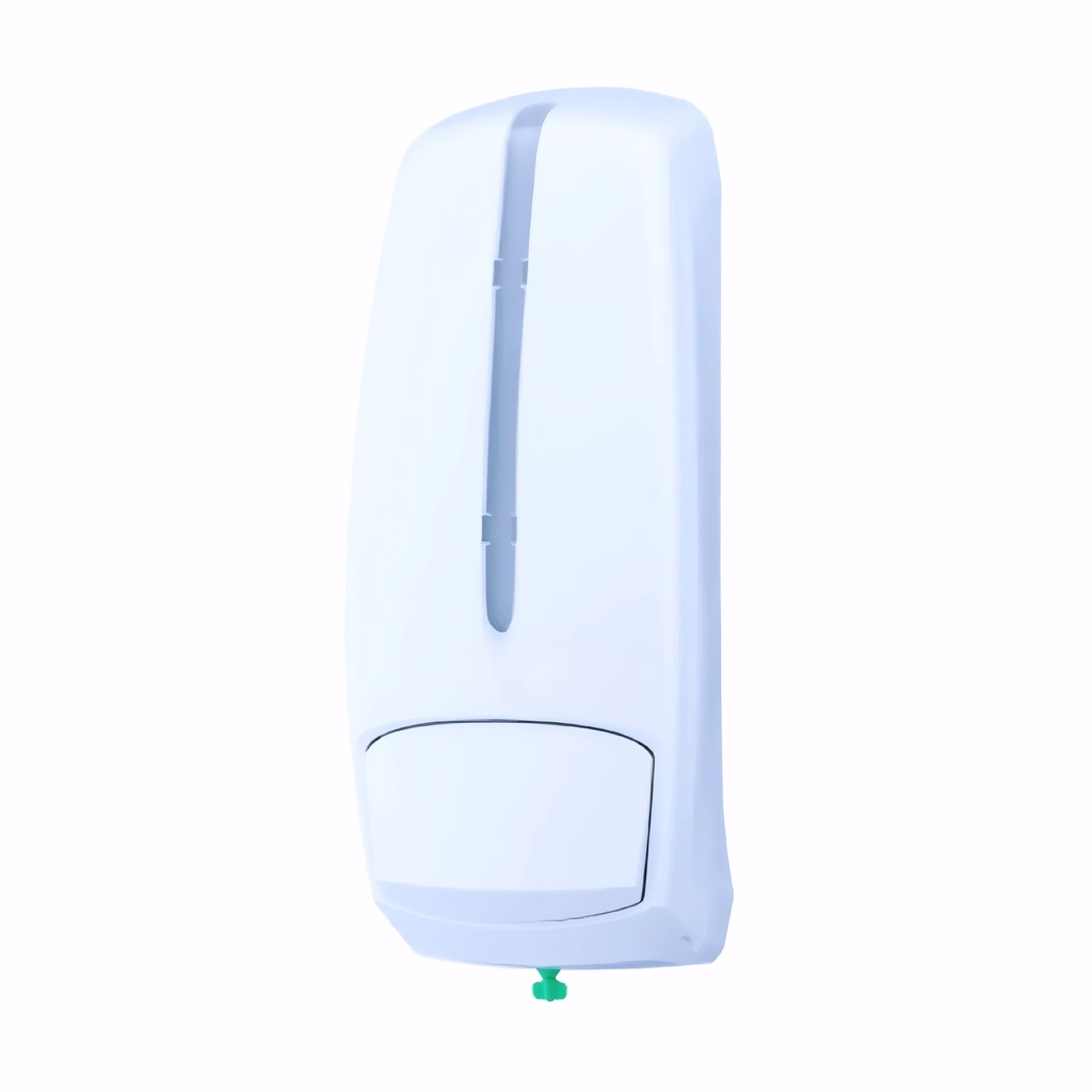 Dosificador de gel en Plástico / Blanco 1000 ml pulsador rellenable