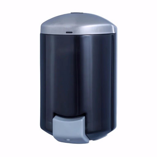 [1605513] Dosificador de gel en Plástico / Fumé (tapa en acero inox) 900 ml pulsador rellenable Aitana