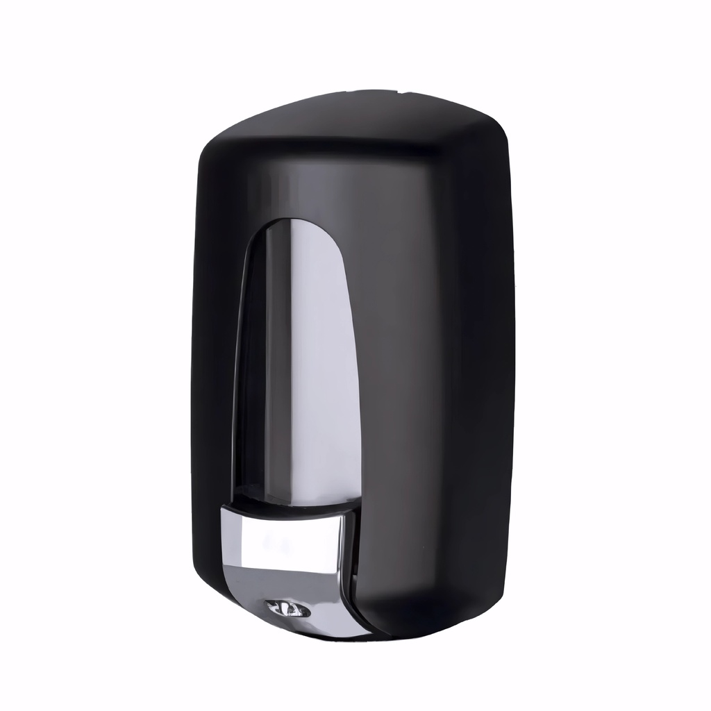 Dosificador de gel en Plástico / Negro Mate 900 ml pulsador rellenable Aitana