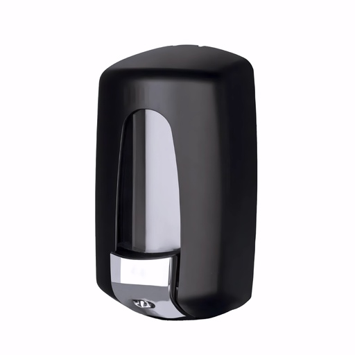 [1620500] Dosificador de gel en Plástico / Negro Mate 900 ml pulsador rellenable Aitana