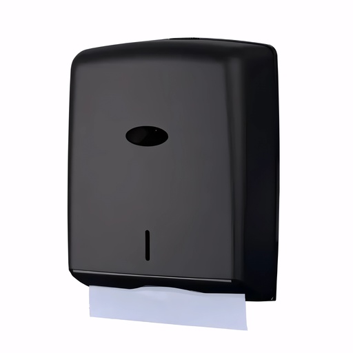 [1701070] Dispensador papel de manos Toallas engarzadas en Plástico / Negro Mate