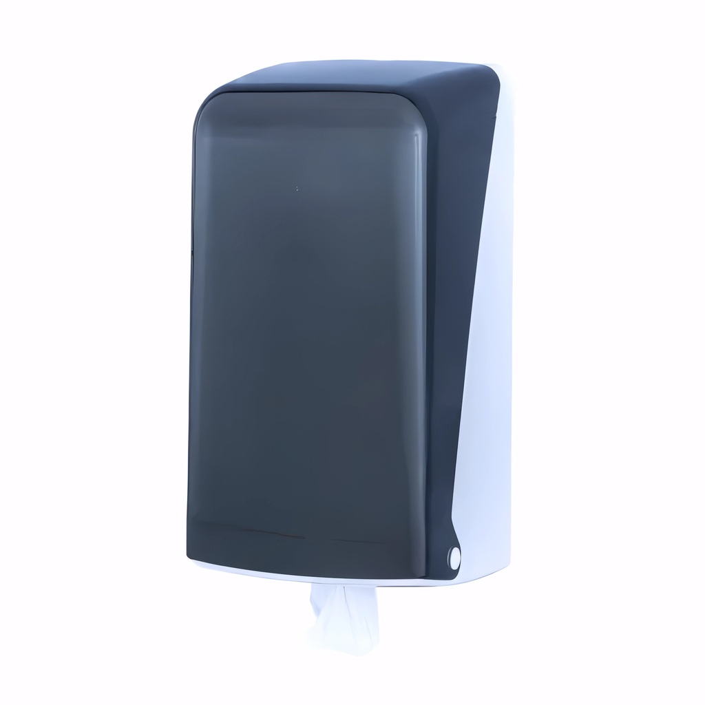 Dispensador papel de manos Mini mecha en Plástico / Fumé