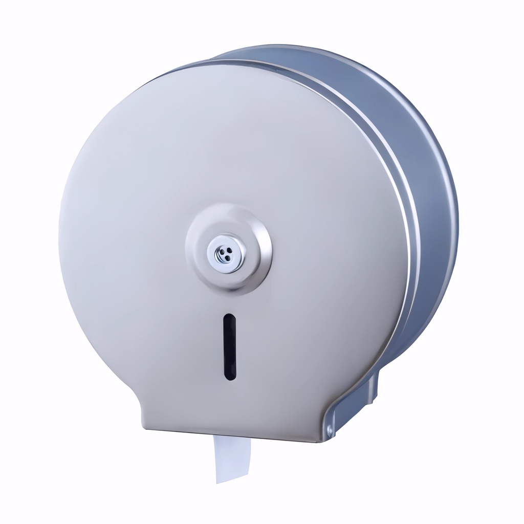 Dispensador papel higiénico Industrial en Acero inox / Satinado Ø rollo 190 mm