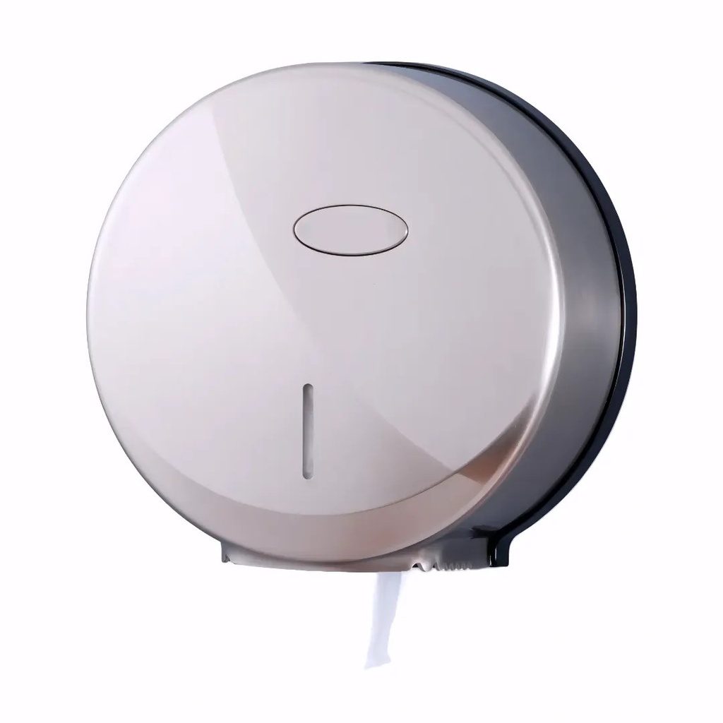 [1800036] Dispensador papel higiénico Industrial en Plástico / Niquelado Ø rollo 220 mm