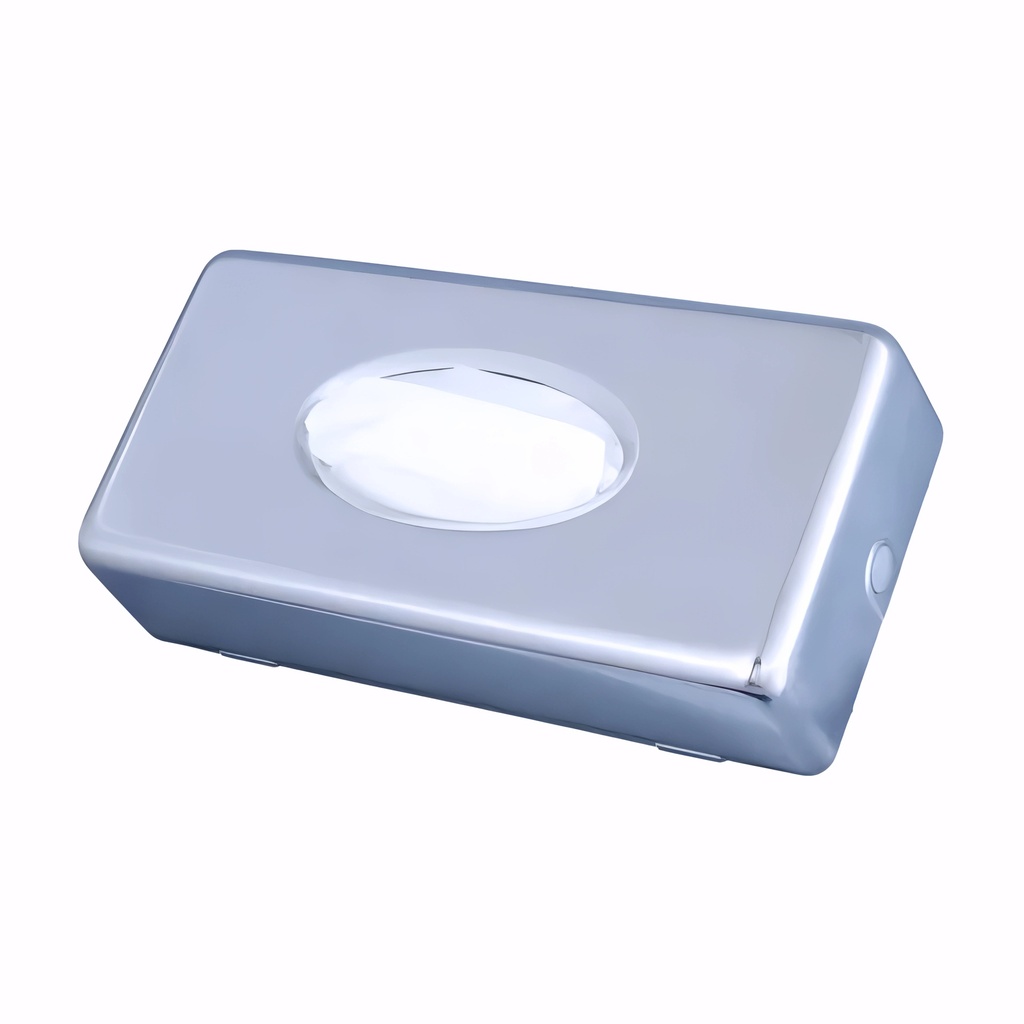 Porta servilletas faciales en Acero Inox Brillo