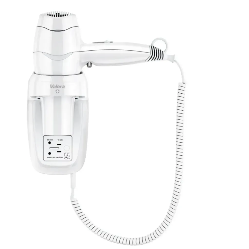 Secador de cabello 1600 W Blanco Excel Shaver con soporte