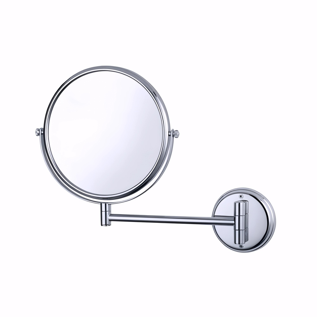 [2400105] Espejo de aumento 1 brazo / 2 caras x 3 aumentos redondo