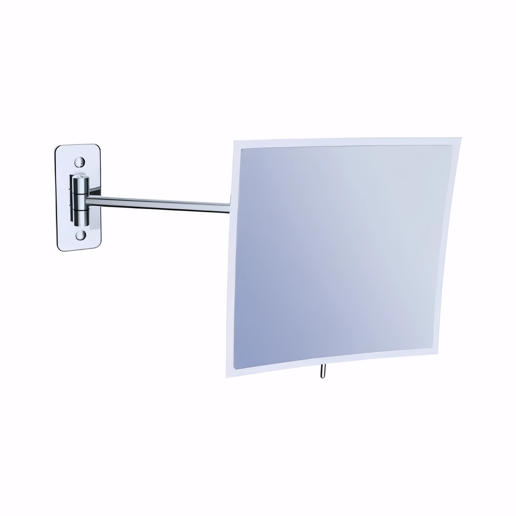 [2421113] Espejo de aumento 2 brazos / 1 cara x 3 aumentos Cuadrado