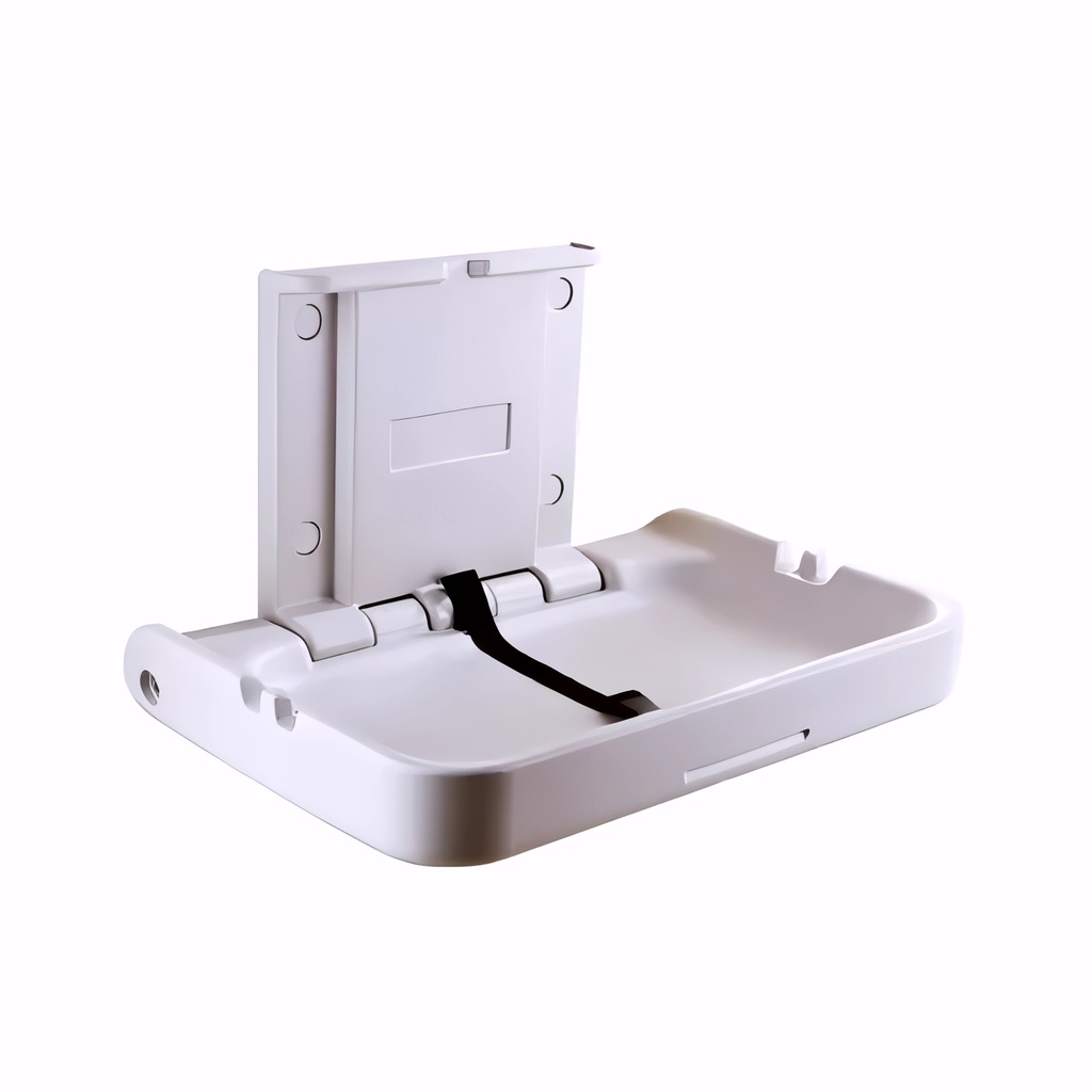 Cambiador de pañales Horizontal plegable en Polietileno gris