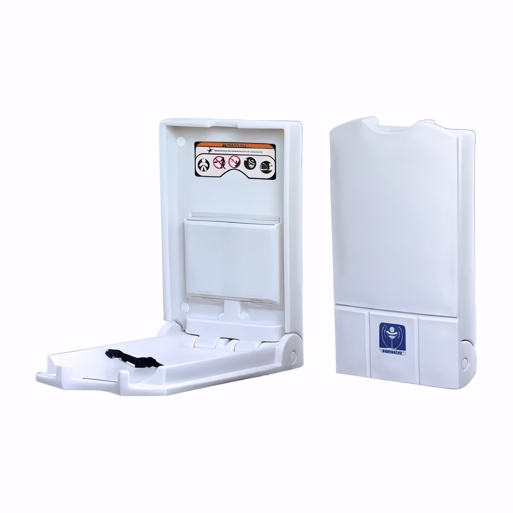 Cambiador de pañales Vertical plegable en Polietileno gris