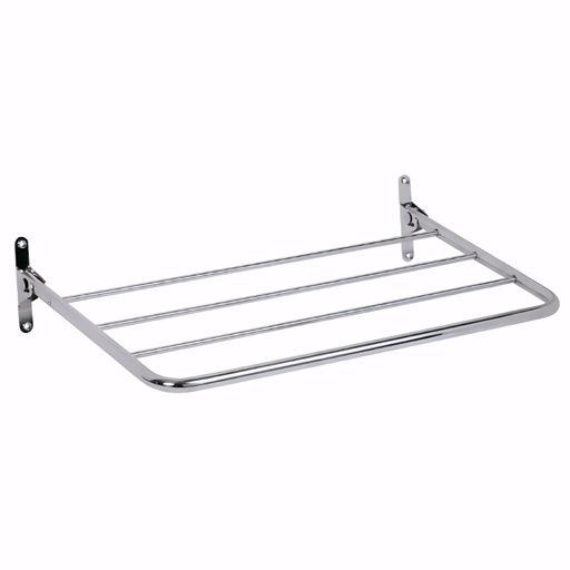 [3401205] Tendedero abatible en Acero Inoxidable Brillo 3 varillas 70 cm AISI 304