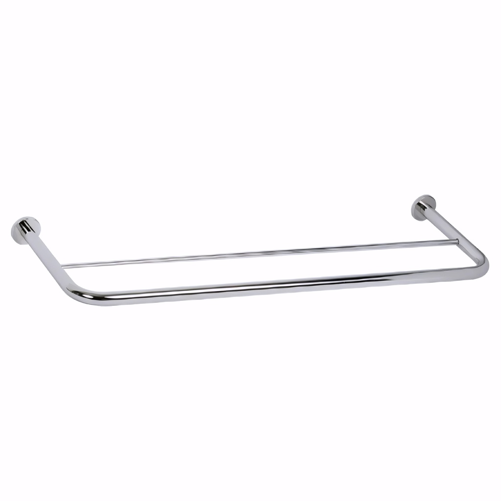 Tendedero fijo en Acero Inoxidable Brillo 1 varilla 70x15 cm AISI 304