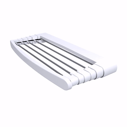 [3405302] Tendedero telescópico en Resina y aluminio 4 varillas 70 cm