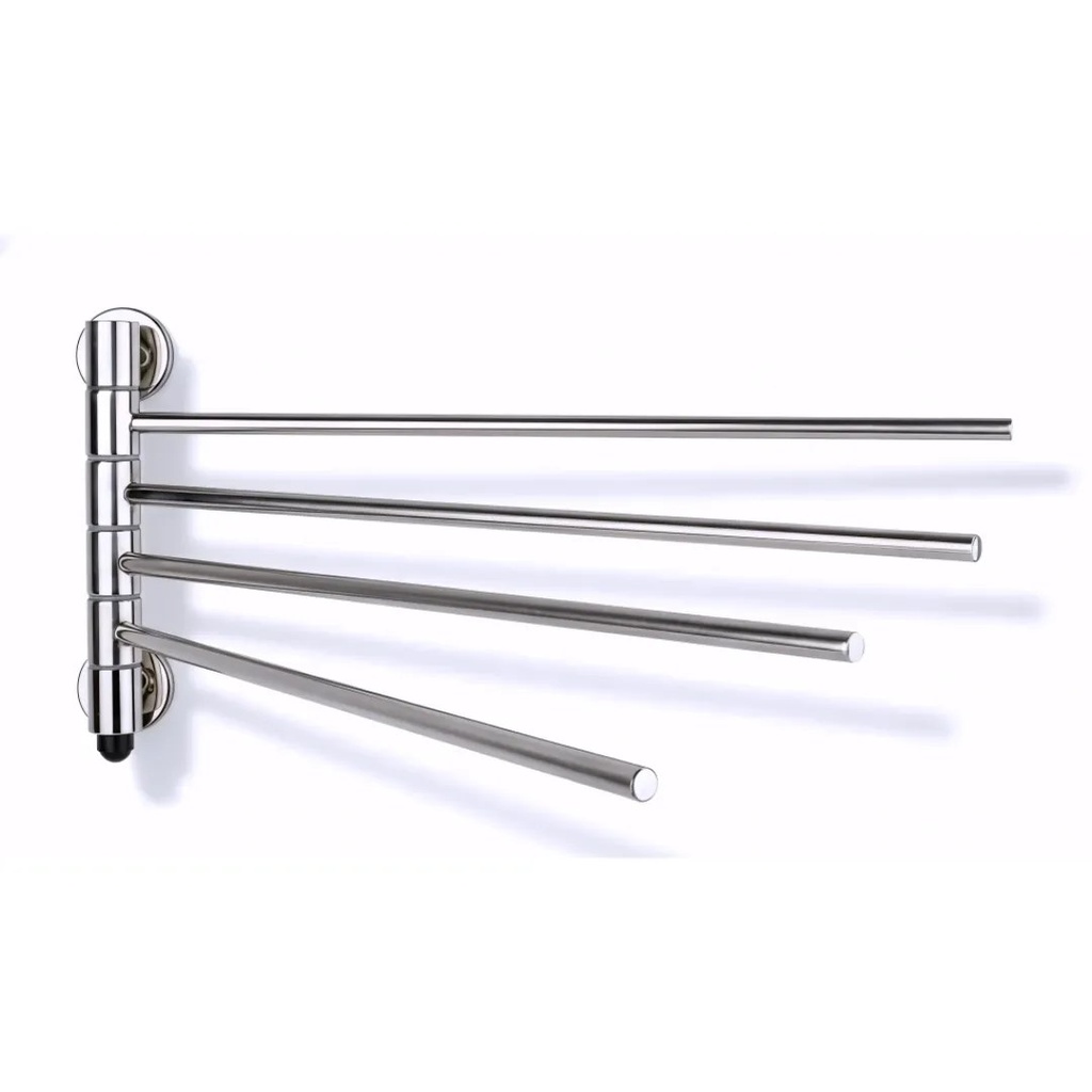 Tendedero vertical en Acero Inoxidable Brillo 4 varillas