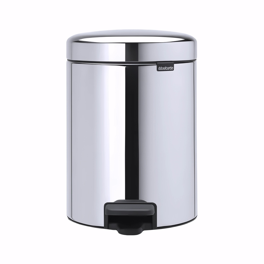 [4008010] Papelera con pedal en Acero inoxidable brillo 5 L