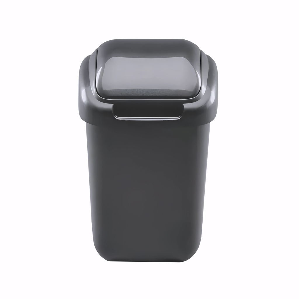 [4103010] Papelera con tapa basculante en Plástico gris grafito 15 L Standard