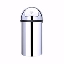 Papelera tapa con retorno en Acero inoxidable brillo 60 L – foto 1
