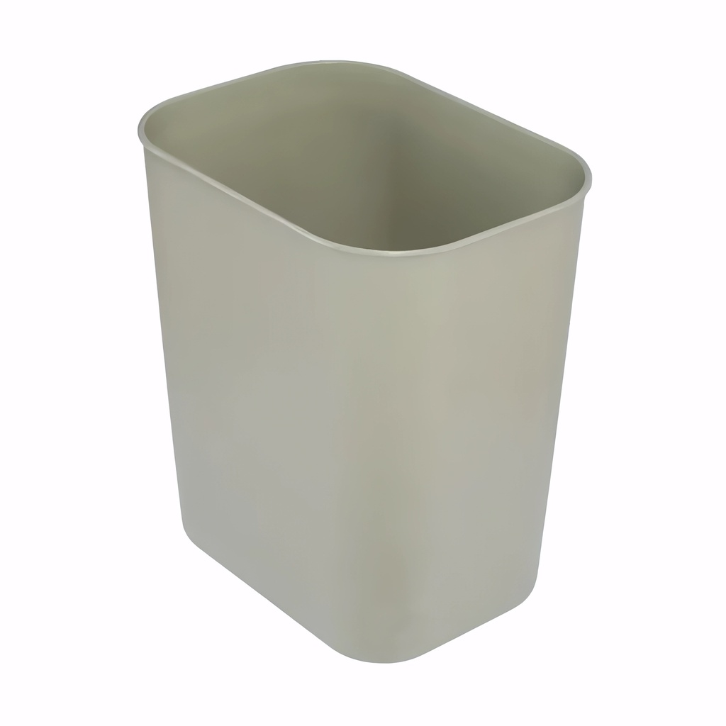 [4205050] Papelera en Plástico beige 15 L ignífuga