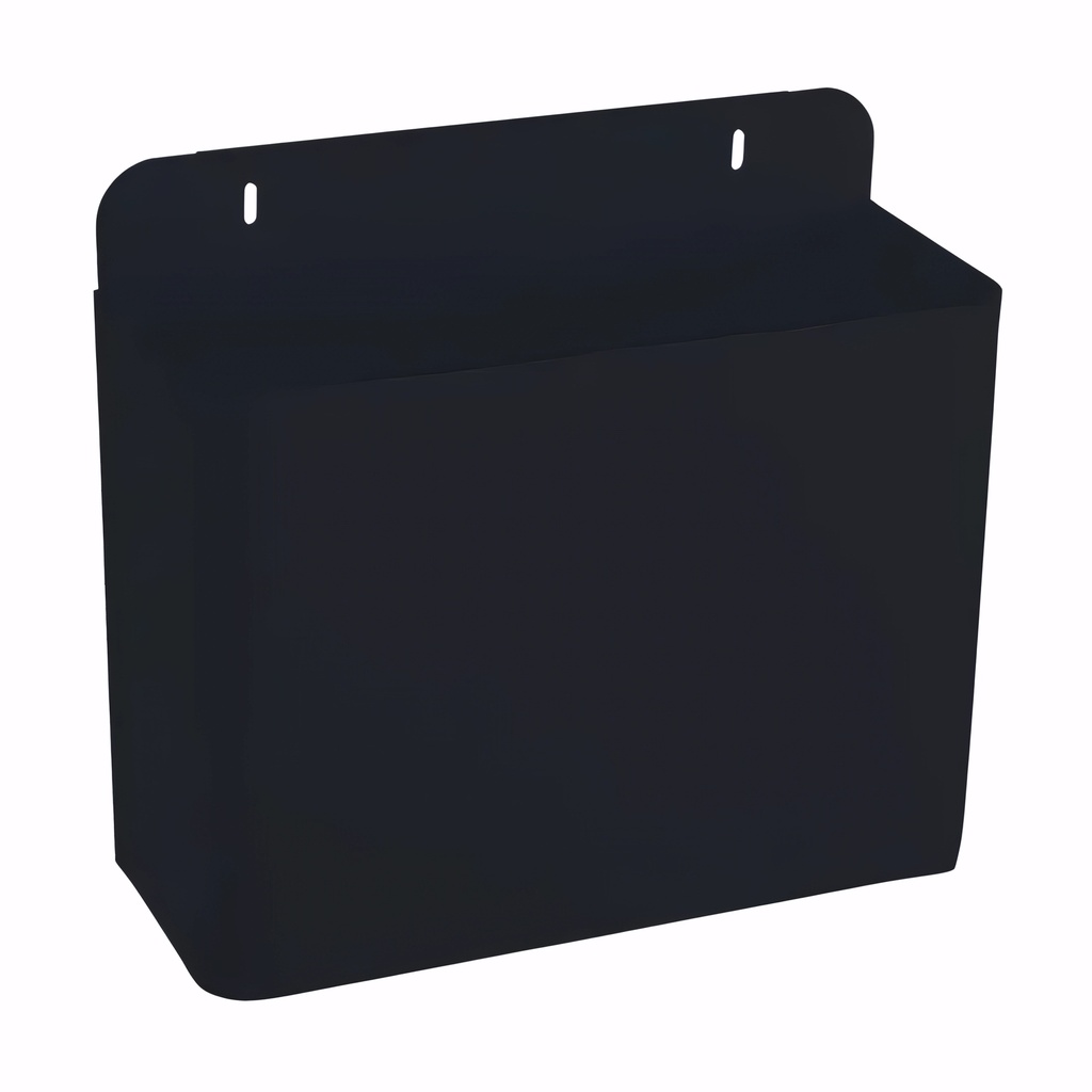 [4213030] Papelera en Chapa de acero pintado grafito 10 L mural