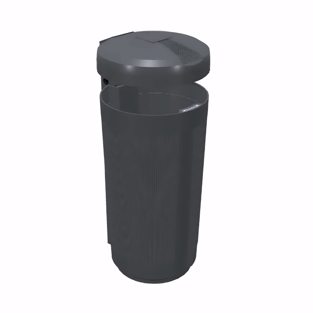 Papelera en Polietileno gris o verde 50 L Prima Línea