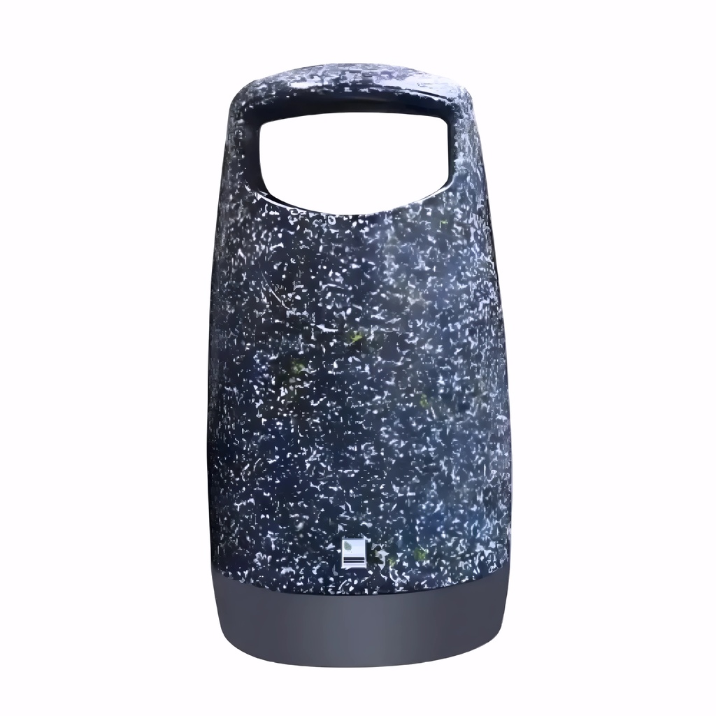 Papelera en Plástico reciclado moteado 85-100 L Exterior Consorte