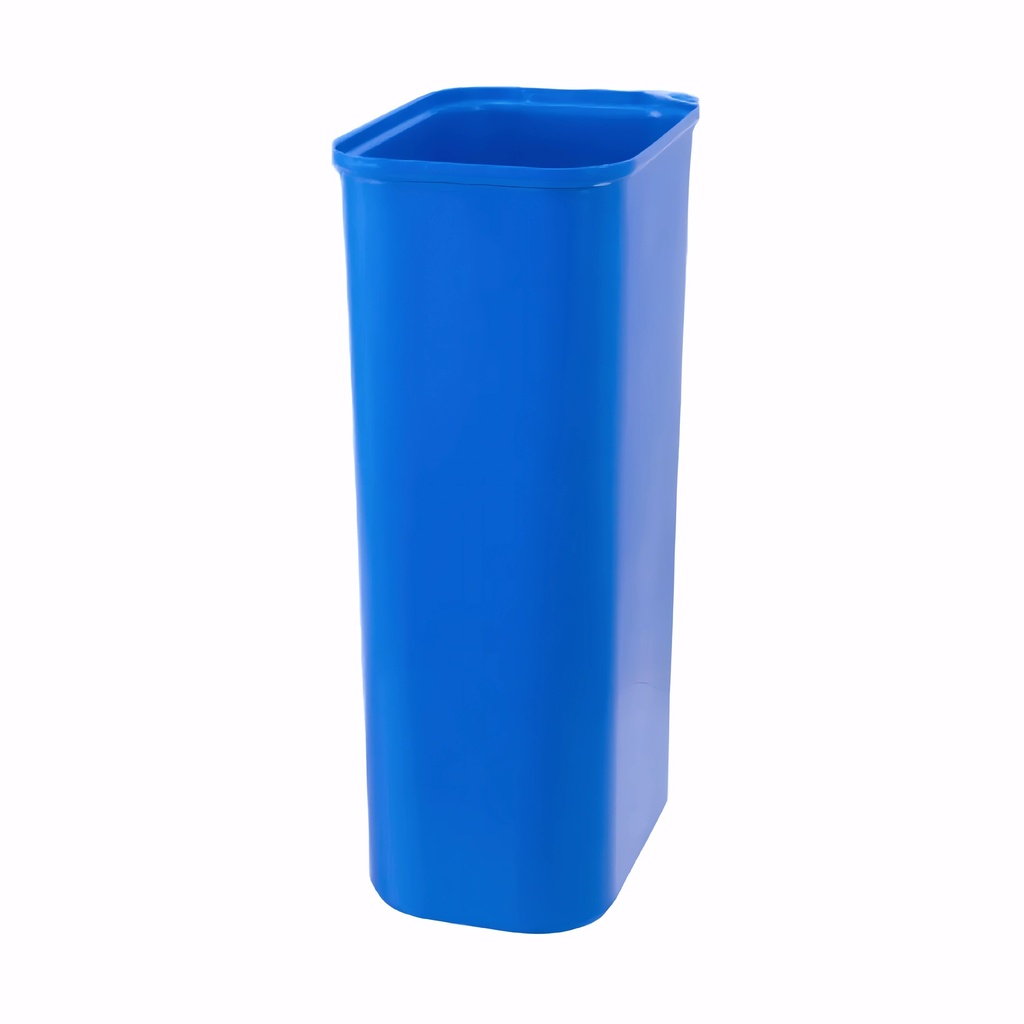 Cubo reciclaje en Plástico azul 40 L