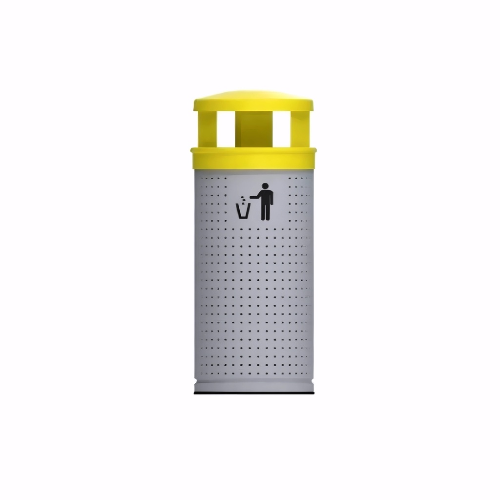 [4314071] Papelera para reciclaje en Acero zincado pintado epoxy 80 L