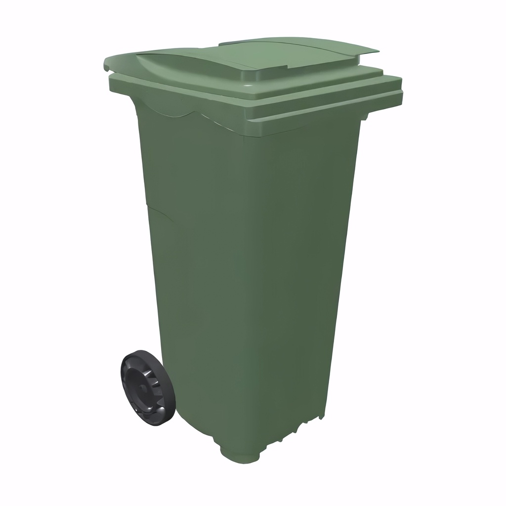 Contenedor de 120 L en Polietileno verde alicante