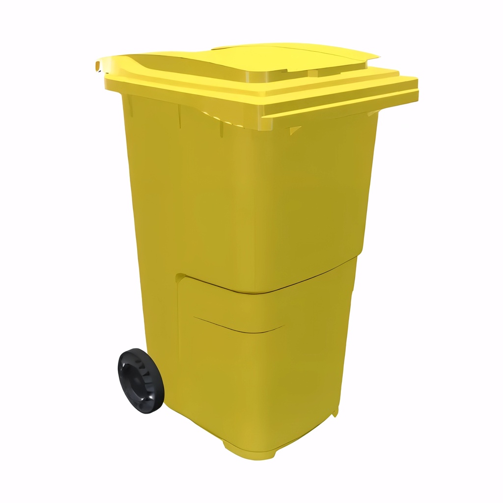Contenedor de 240 L en Polietileno amarillo