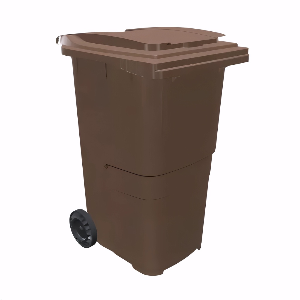 Contenedor de 240 L en Polietileno marrón