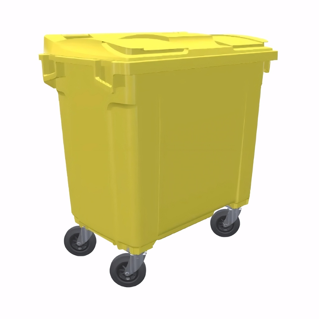 Contenedor de 800 L en Polietileno amarillo
