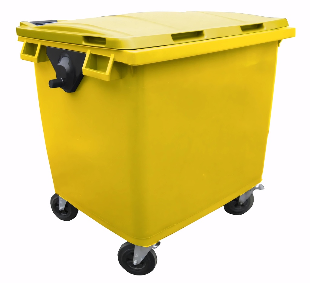 Contenedor de 1000 L en Polietileno amarillo