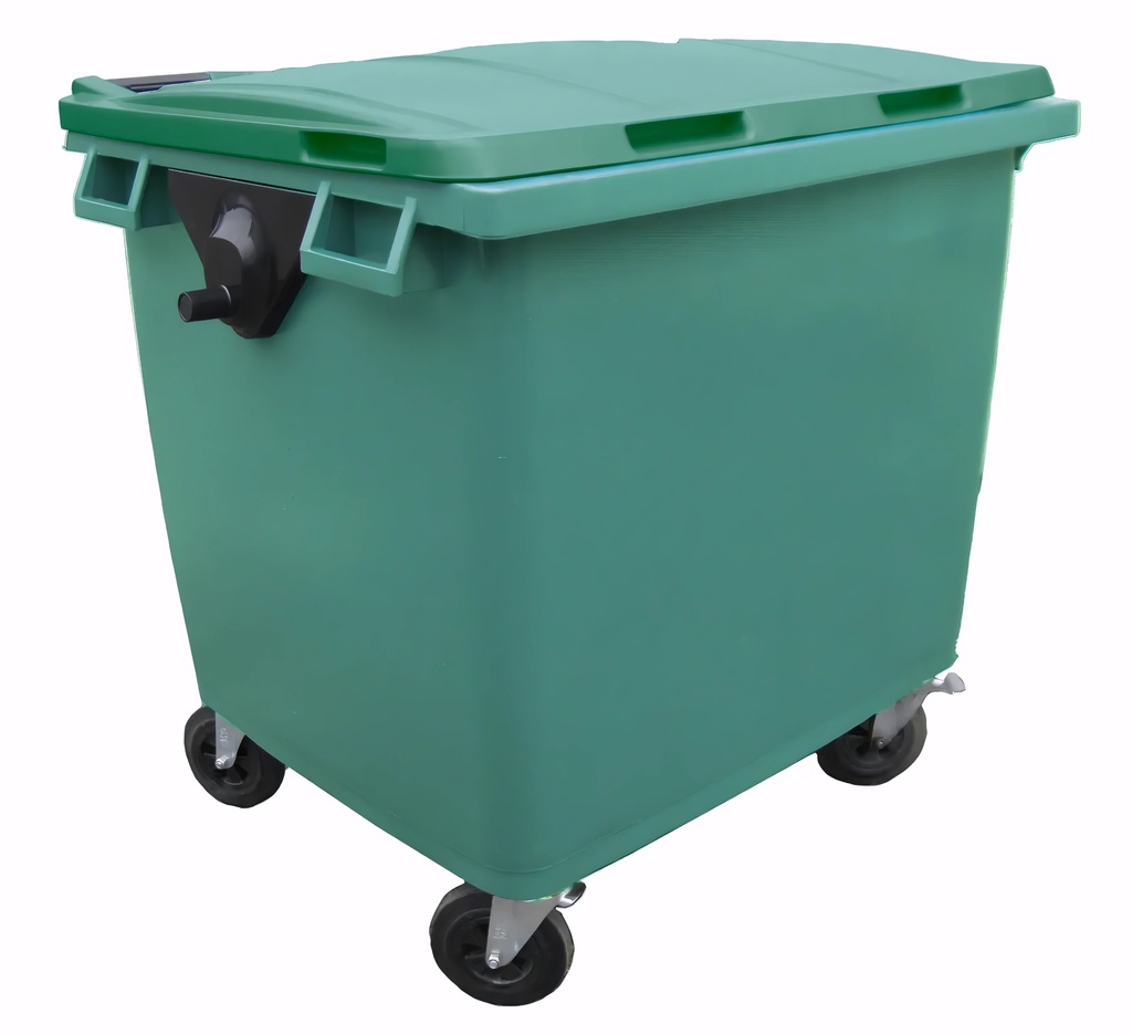 [4702030] Contenedor de 1000 L en Polietileno verde alicante