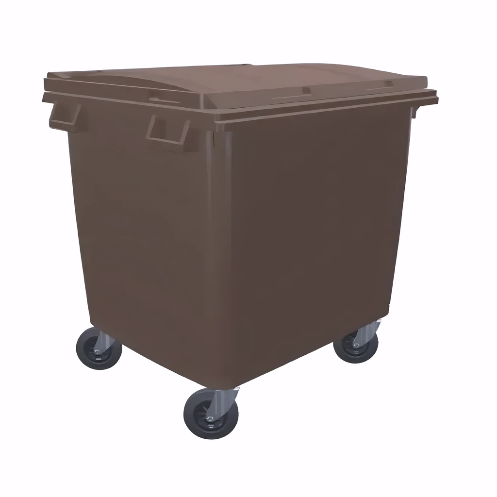 Contenedor de 1000 L Polietileno marrón