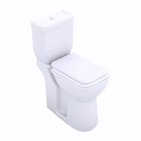 Inodoro en Porcelana vitrificada blanca con tanque salida vertical