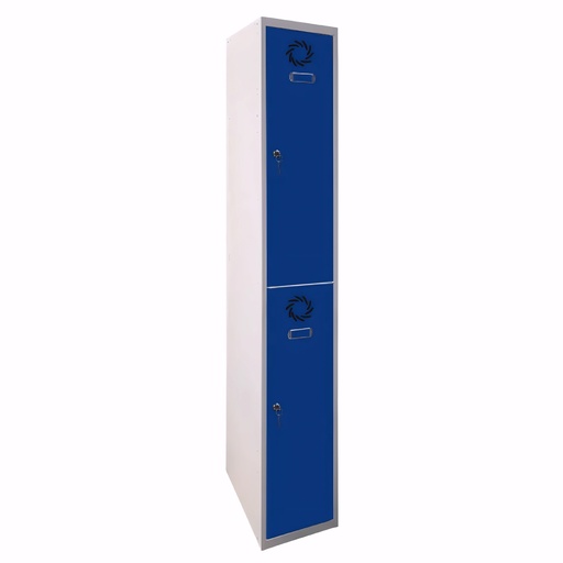 [5581225] Taquilla de 2 puertas Metálica ECO PRO Inicial 250 mm con Cerradura Cromada de Cilindro
